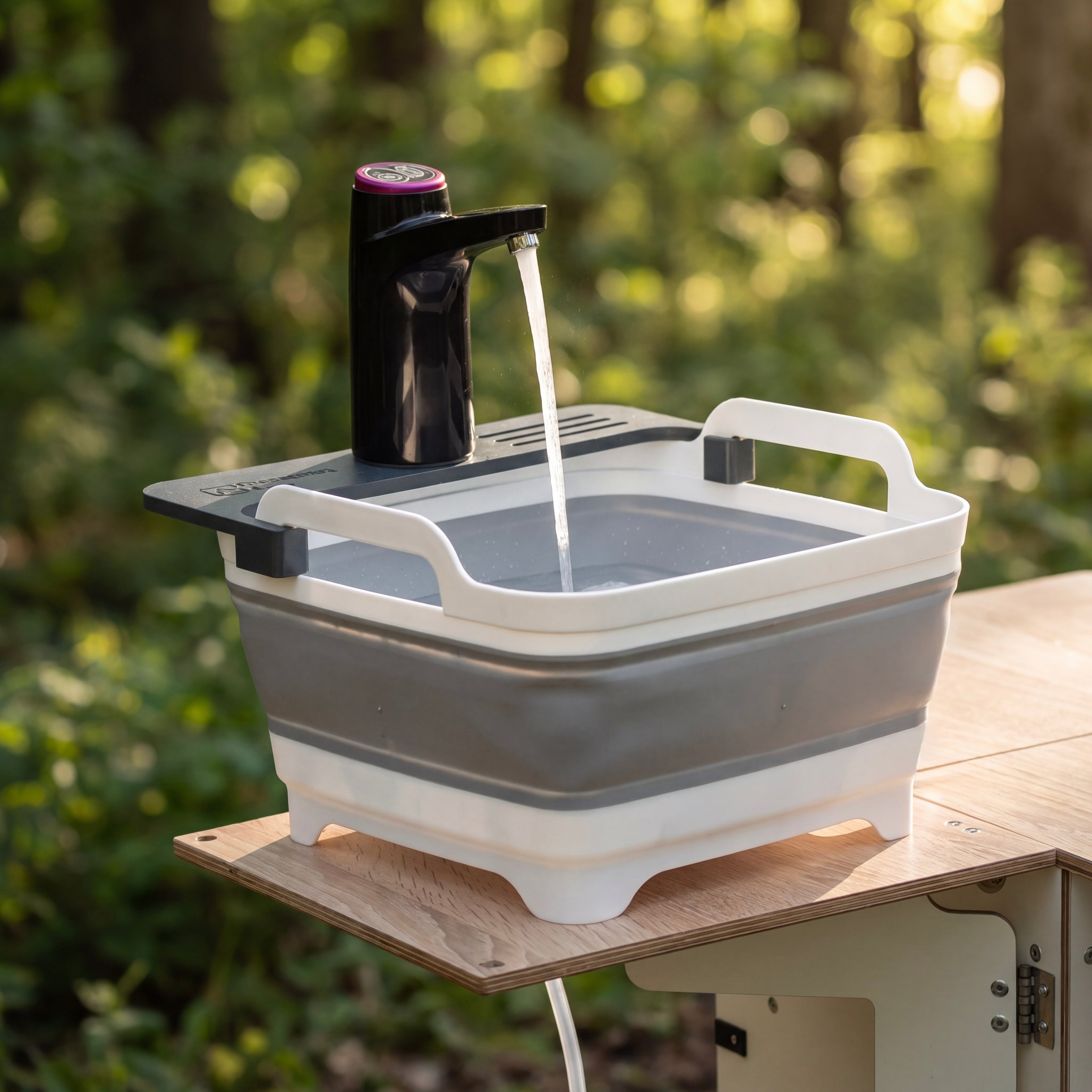 MOBILES CAMPING-WASCHBECKEN